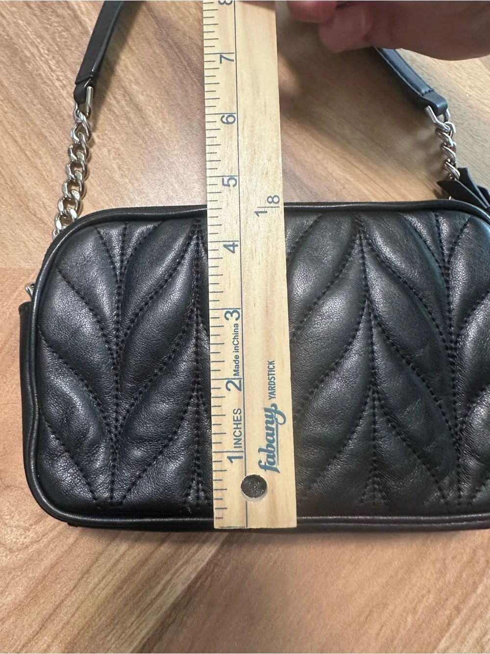 Kate Spade black leather Briar Lane quilted Kendall crossbody purse